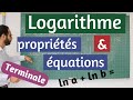 Logarithme  proprits et quations