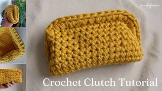 Crochet Clutch Tutorial // Beginner Friendly Crochet Tutorial