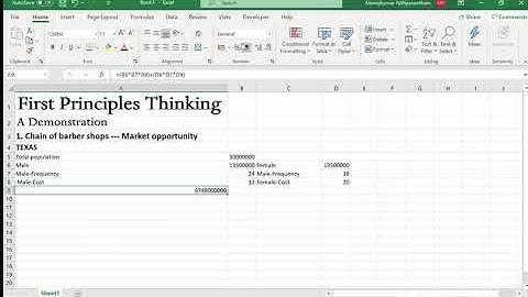 First Principles Thinking - Demonstration