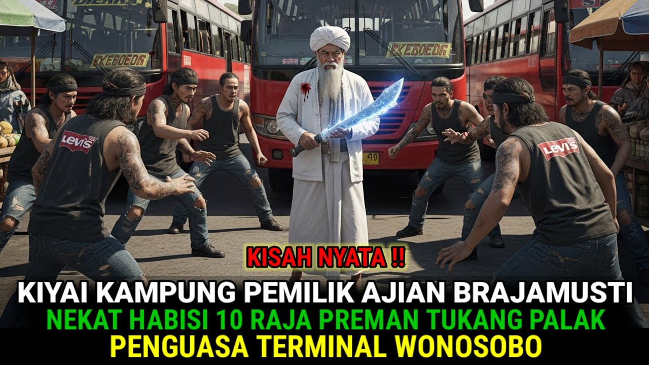 KISAH NYATA❗ NGAMUKNYA KYAI SAKTI DARI KAMPUNG NEKAT MELAWAN 10 RAJA PREMAN TERMINAL WONOSOBO