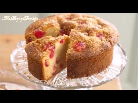 Delicious Cherry & Almond Cake! || TheDropOfQuality