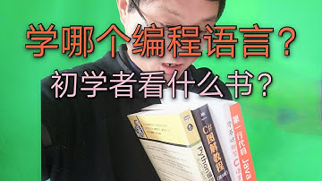 这么多编程语言，初学者应该学哪个？推荐什么书？Java、C、Python、C#……