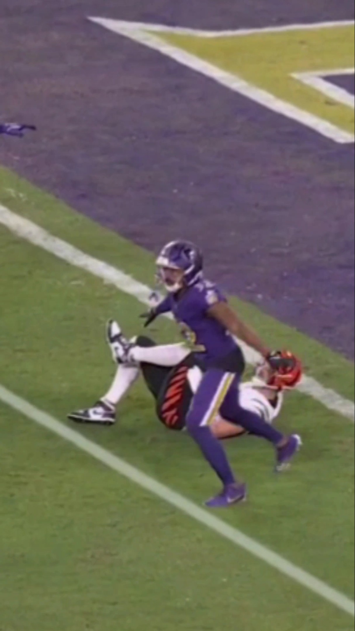 RAVENS DEFENSE STOPS 2 BEAT THE BENGALS! #nfl #ravens #bengals #lamarjackson