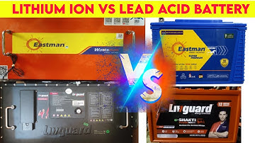 Lithium-ion vs Lead Acid Battery | E RICKSHAW TECH