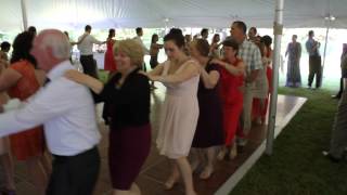 6/15/13 Conga Line at Wayne and Kelley Worden Wedding Reception