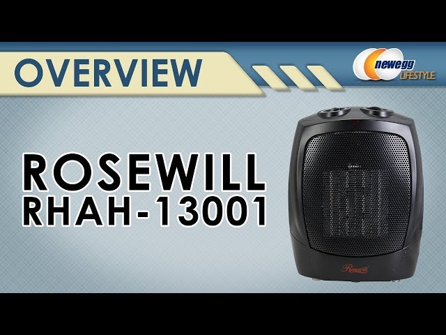 Rosewill RHAH-13001 1500W Quick Heat Ceramic Heater Overview - Newegg  Lifestyle - YouTube