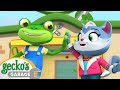 Don’t Throw It… Fix Up and Fly It! | Gecko&#39;s Garage | Cartoons For Kids | Toddler Fun Learning