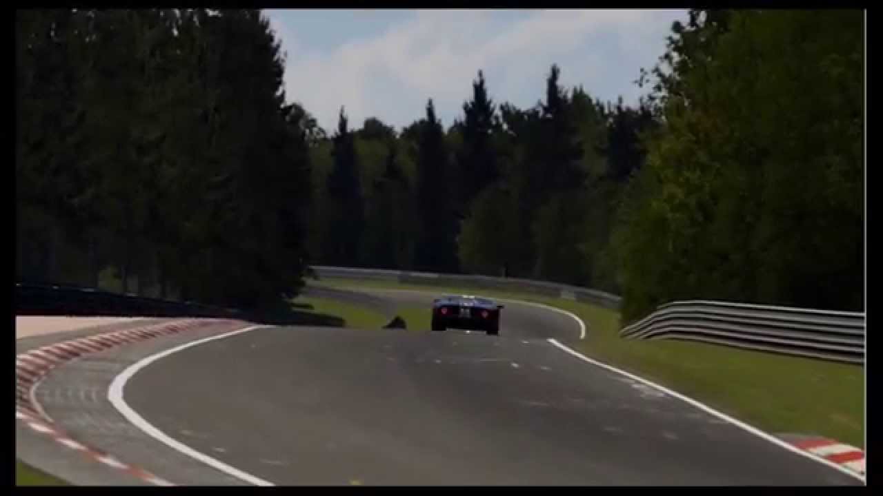 Ford gt nurburgring lap