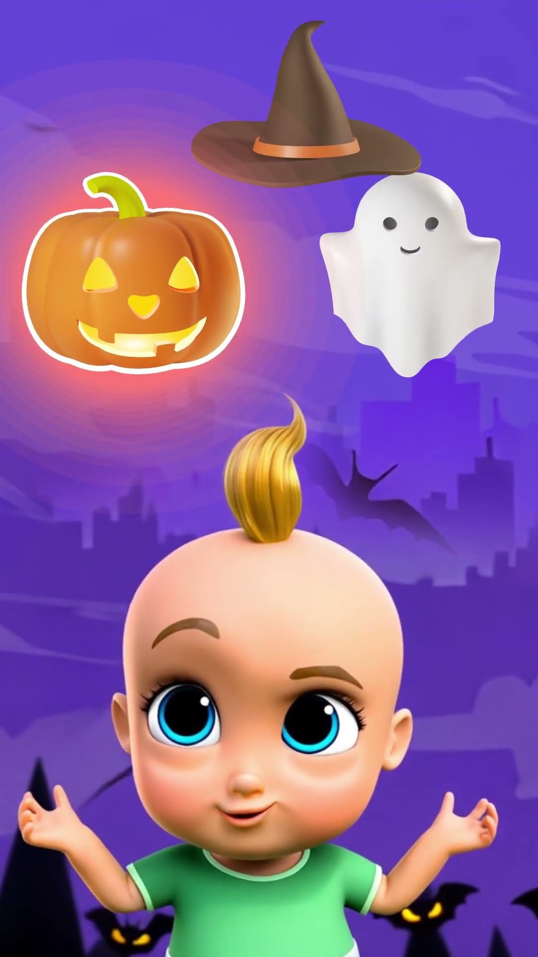 Johny’s Halloween Dilemma: Pumpkin, Ghost, or Witch Hat? Which Will He Choose? #halloween