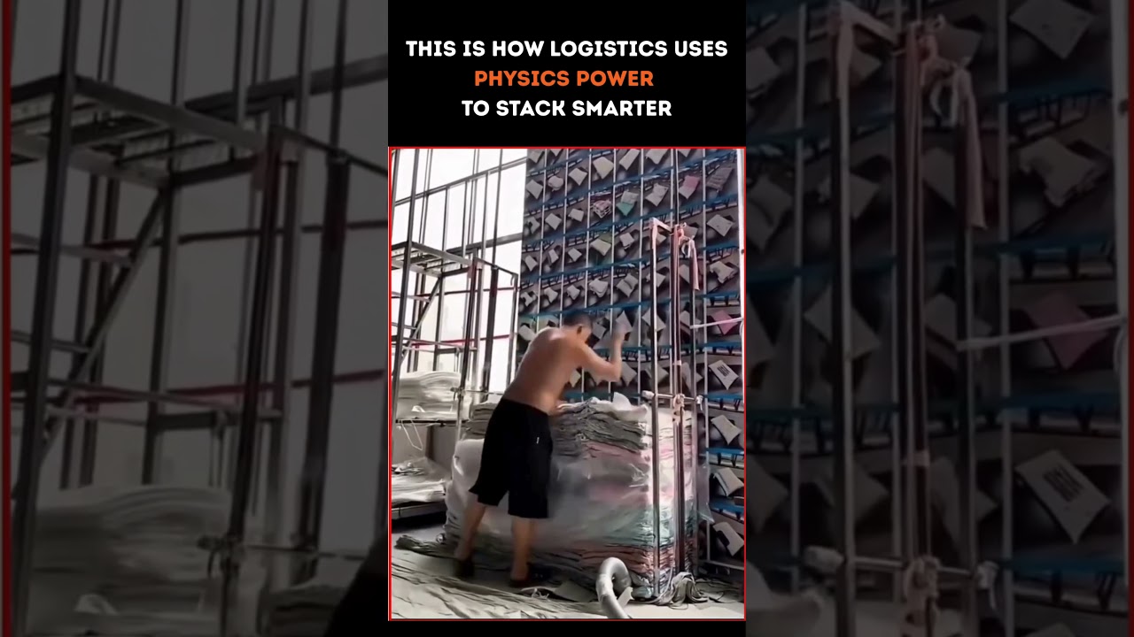 This is How Logistics Uses PHYSICS Power to Stack Smarter ||#physics  #logistics #physicsinreallife - YouTube