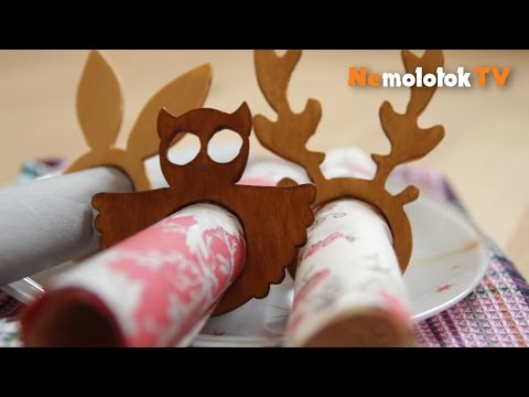 24. Кольца для салфеток с PlayMat своими руками!