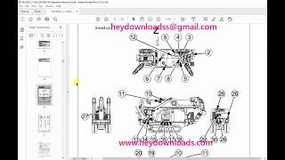 Maeda MC 285C-2 Mini Crawler Crane Operation Manual SN P01043 and up