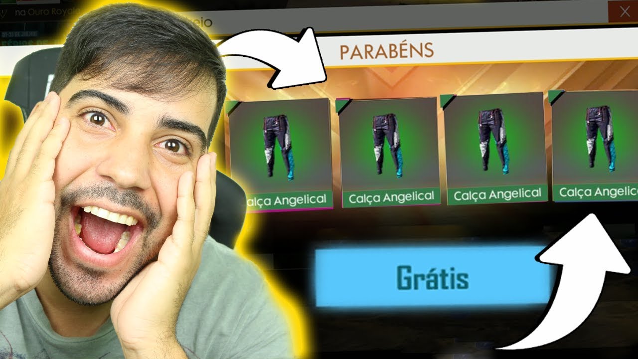 free fire calça angelical masculina e feminina