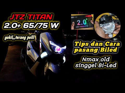 cara pasang biled turbo SE di nmax old leveling PNP LEED HID MOTOR