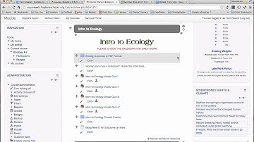 Hide & Delete in Moodle