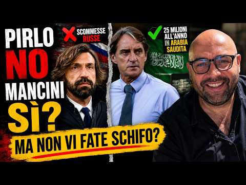 PIRLO NO - MANCINI YES: EVEN WITH THE ITALIAN NATIONAL FOOTBALL TEAM THEY'RE MAKING A COUNTRY RID...