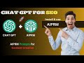 How to Use AIPRM ChatGPT Prompts | Open AIPRM Chat GPT Tutorial | SEO Optimized Content &amp; Rewriter