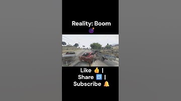 EPIC FAIL: GTA V Car Stunt Gone Wrong! 😵‍💫🔥 #gta5 #gta #carstunts #epicfails #shorts #shortsfeed