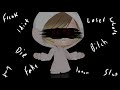 Hate myself/song by NF/blood warning/Gacha life