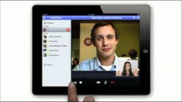 Skype For iPAD - Short Introduction Clip Showcasing Skype For iPad
