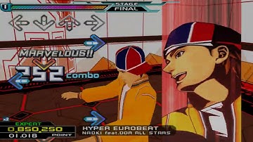 HYPER EUROBEAT - NAOKI feat. DDR ALL STARS DDR SUPERNOVA 2 4k HD 60fps