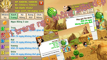 Ngọc rồng online // đổi ct ngộ không + san uron