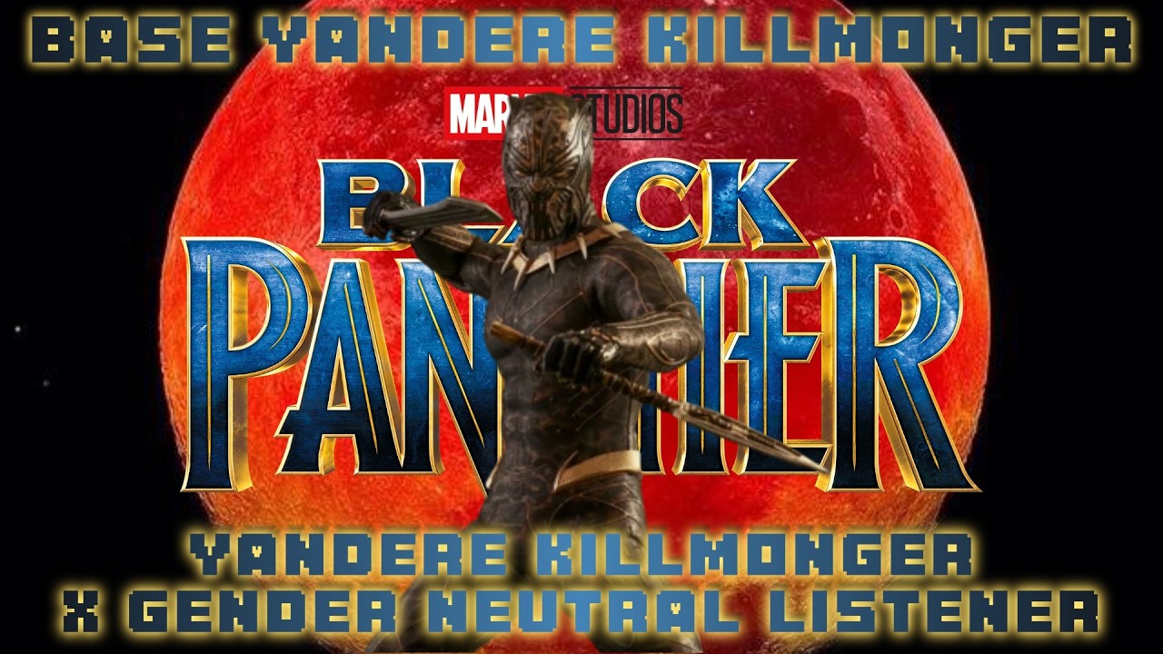 2nd Bonus & Belated Black History Month👨🏿⚔🐈‍⬛Yandere Killmonger X Gender Neutral Listener (Marvel)