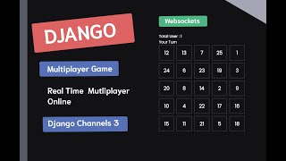 Real Time Online Game In Django And WebSockets | Django Channels | Real Time