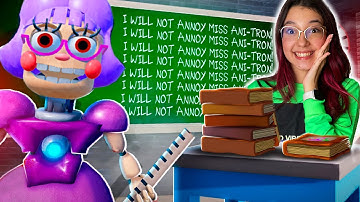 ESCAPE DA PROFESSORA MALVADA NO ROBLOX! (Escape Miss Ani-Tron's Detention)  