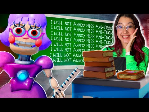 Roblox - A PROFESSORA ASSUSTADORA VOLTOU (Escape Miss Ani-Tron´s Detention)