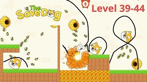 Save the Dog gameplay walkthrough - all levels - level 39-44. #savethedoggame