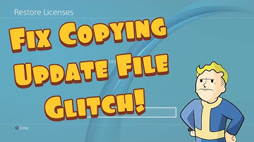 How To Fix PS4 Copying Update File Glitch - Simple Solution!
