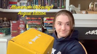 Illumicrate August 2022 Unboxing || It's here!!! It's here!!! || Favorite book customizations!