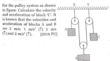 Numerical for pulley systems | Applied Mechanics 2 - Dynamics | Finding acceleration and tension