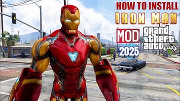 How To Install GTA 5 Iron Man V3 Mod PC 2024, With Updated Blue Beam Effect