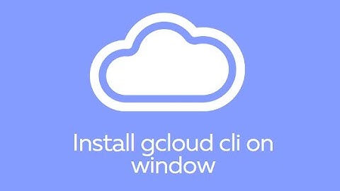 Install google cloud (gcloud ) cli (command line) on windows #gcloud #googlecloudcli