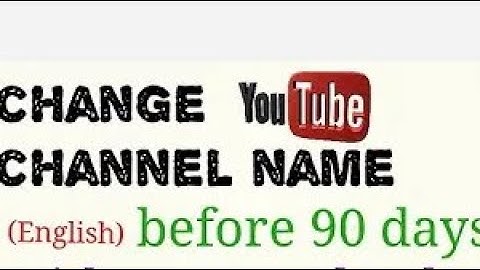 HOW TO CHANGE YOUTUBE NAME BEFORE 90 DAYS IS OVER! Brand account!