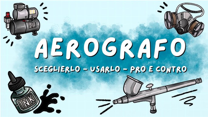 Guida per usare gli acrilici con l'aerografo - Momarte