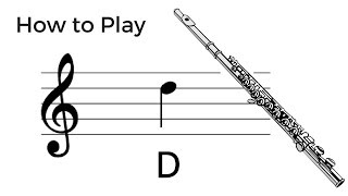 How to Play D on Flute How To Play The Note D On Flute Learn Flute Online