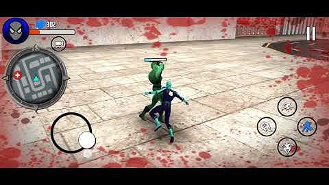Power Spider-Man-2 || mobile gameplay walkthrough part 1 (green Spider-Man)