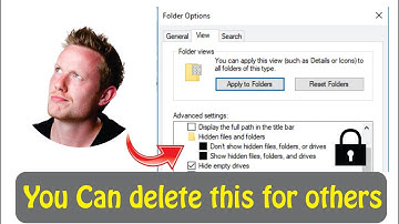 Delete the Show and Hidden Files Option (Protected)
