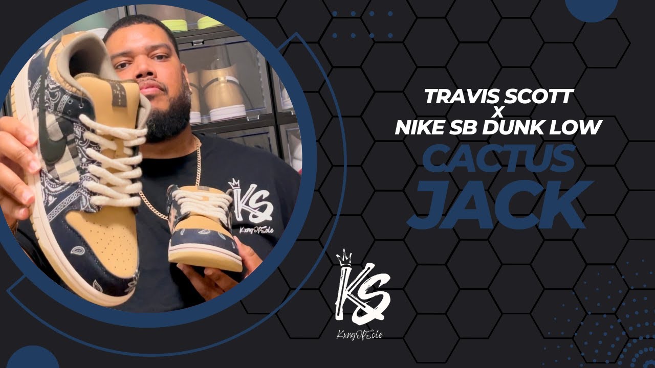 Travis Scott Nike SB Dunk Low Cactus Jack Sneaker Review - YouTube
