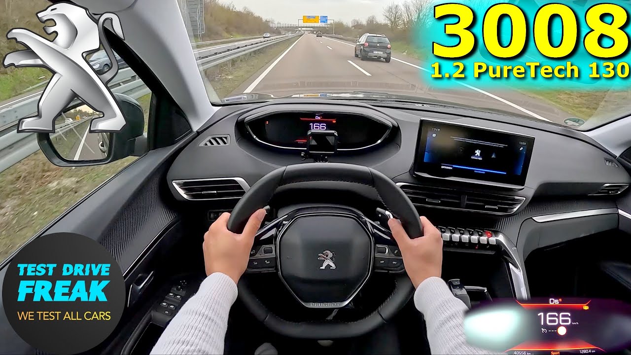 2023 Peugeot 3008 1.2 PureTech 130 131 PS HIGH SPEED AUTOBAHN DRIVE POV