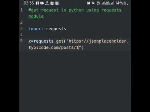 How To Fetch A Api In Python || Get request using python requests ...
