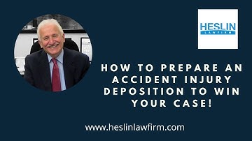 How to Give a Deposition in a Car Accident Case and Why It