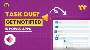 Power Apps Project: Daily Task Management System with Email Alerts (Hindi)