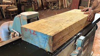 Extremely Ingenious Skills Woodworking Worker // Working with Curved Monolithic Hardwood Projects