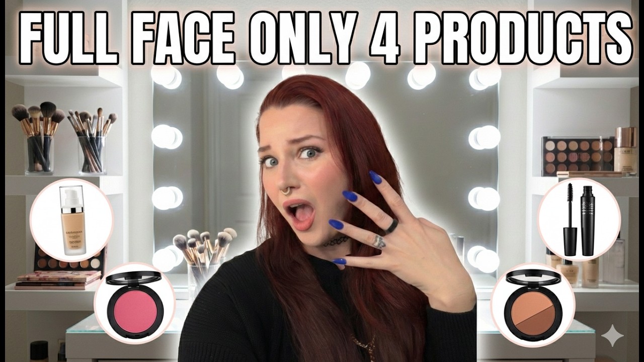 Челлендж для лица из 4 продуктов 💄 с профессионалом MUA Кейси Ханалей