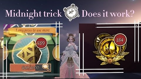 trying the MIDNIGHT TRICK! Does it work? || USING 589 DICE || Identity V season 36 essence opening 🌷