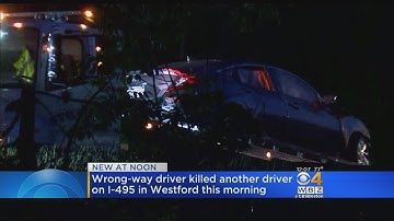 Driver Killed In Wrong Way Crash On I-495 In Westford